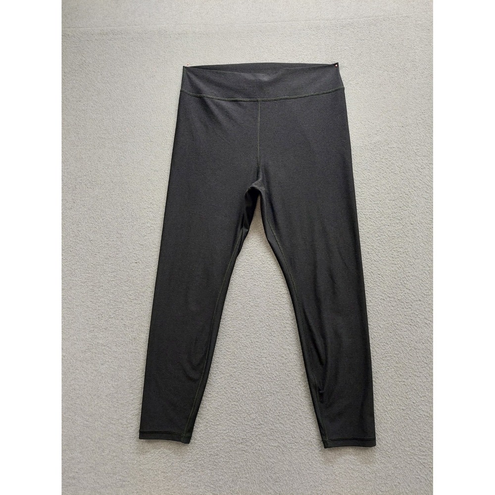 Old Navy Women‎ Legging L Black Elastic Waist Pull On Comfort Stretch Activewear